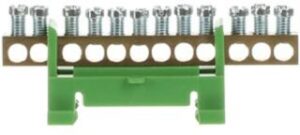 ABB Schutzleiterklemme 11x16mm² mit Iso-Träger grün/gelb SZ-PE11/3 – Bild 1