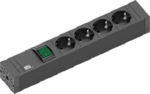 Bachmann Steckdosenleiste Connect Line 4xSch utzkontaktsteckdose, mit Schalter, 420.0012 – Bild 1