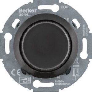 Berker Uni-Drehdimmer Z.-Stück(LED) 1930/Gl., schwarz 294411 – Bild 1