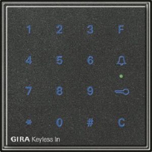 Gira Keyless In Codetastatur TX_44 anthrazit 260567 – Bild 1