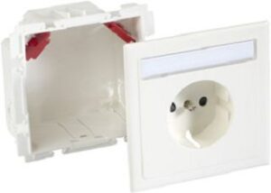 Schneider Electric Schutzsteckdose 1F 16A 250V weiß 5975001 – Bild 1