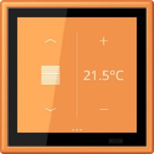 Jung KNX Raumcontroller LS TOUCH Serie LS, orange clair LC459D1S225 – Bild 1