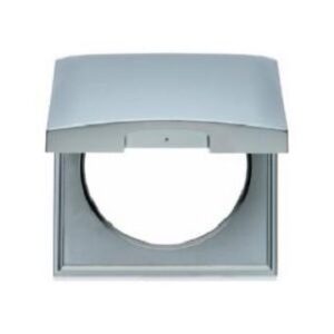 Berker Rahmen 1-fach mit Klappdeckel Integro chrom 918282528 – Bild 1