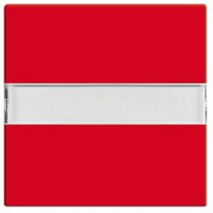 Busch-Jaeger Wippe mit Beschriftung mit Lichtleiter Busch-balance SI rot 2510NLI-917 – Bild 1