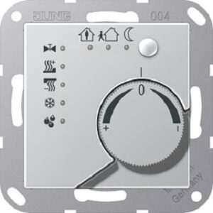 Jung KNX Stetigregler mit TasterSchnittstelle 4-fach aluminium A2178TSAL – Bild 1