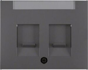 Berker Zentralstück Staubschutzschiebern 11827006 – Bild 1