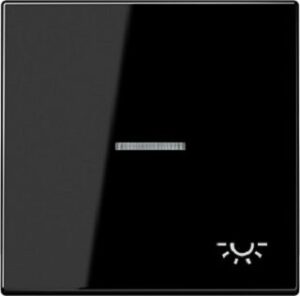 Jung Wippe mit Symbol Licht schwarz LS990KO5LSW – Bild 1