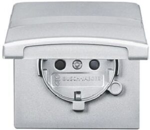 Busch-Jaeger SCHUKO-Steckdose AW44, erhöhter Berührungsschutz, NS, KD 20EUGKBN-33-101 – Bild 1