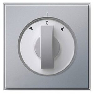 Gira Abdeckung mit Knebel TX_44 System 2000 alu 066665 – Bild 1