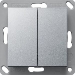 Gira BT Wandsender 2-fach System 55 Aluminium 246226 – Bild 1