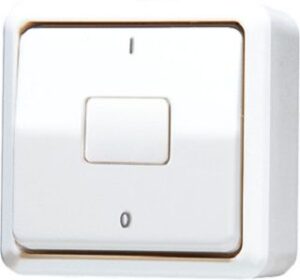 Jung Wippschalter AP600 Aus 2pol. alpinweiss 602AWW – Bild 1