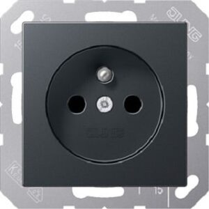 Jung Steckdose französisch/belgisches Sy stem, 16 A 250 V ~, Berührungsschutz, Se A1520FBFKIANM – Bild 1