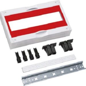 Hager Bausatz universN 150x250mm,1x12PLE,rot UC11MGRT – Bild 1