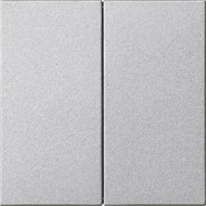 Gira S3000 Bedienaufsatz 2-fach System 55 Aluminium 536226 – Bild 1