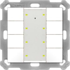 MDT Taster Plus TS 55 8-fach, Reinweiß matt BE-TA55T8.02 – Bild 1