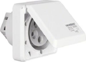 Berker CEE-Steckdose 5-polig Eb 32A mit Klappdeckel 568301 – Bild 1