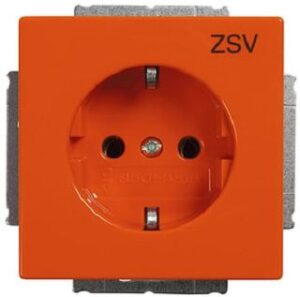 Busch-Jaeger SCHUKO Stecdosen-E. ZSV solo orange (ZSV) RAL 2004 20EUC-14-82 – Bild 1