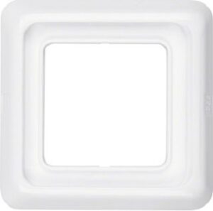 Berker Rahmen 1-fach polarweiß glänzend mit Dichtung IP44 132809 – Bild 1