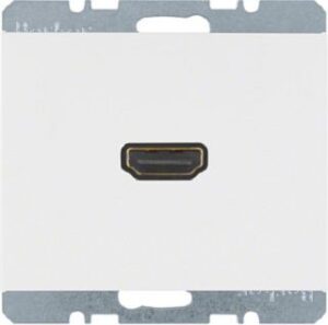 Berker Steckdose High Definition 90Grad polarweiß gl 3315437009 – Bild 1