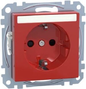 Merten SCHUKO-Steckdose 16A rot für Sonderstromkreise MEG2302-0306 – Bild 1