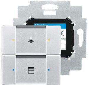 Busch-Jaeger Bedienelement 2-fach mit integriertem Busankoppler 6126/01-83 – Bild 1