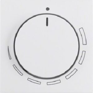 Berker Zentralstück polarweiß für Drehzahlsteller 11371929 – Bild 1