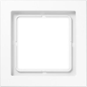 Jung Abdeckrahmen 1-fach LS-design 96x96mm alpinweiss LSD981BFWW – Bild 1