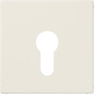 Jung Abdeckung Schlüsselschalter weiss 10 AX 250V Profil-Halbzyl. LS925 – Bild 1