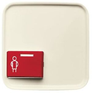 Busch-Jaeger Zentralscheibe, weiß,  Datenkommunikation, Licht-Ton-Rufsysteme 2548-022A-212-101 – Bild 1