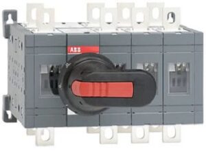 ABB Lastumschalter 4-polig 200A mit Grif OT200E13CFP – Bild 1
