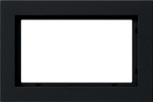 Gira Abdeckrahmen 1,5-fach E2 Schwarz matt 100109 – Bild 1