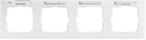 Busch-Jaeger Rahmen 4-fach waagerecht Reflex SI alpinweiss 1734NSKA-214 – Bild 1