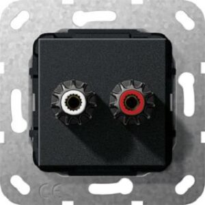 Gira WBT 0708 Cu nextgen™ Schraubanschl. Einsatz Schwarz matt 566610 – Bild 1