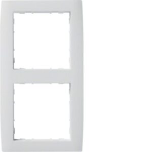 Hager Rahmen 2-fach STIL brillantweiss WYR220 – Bild 1