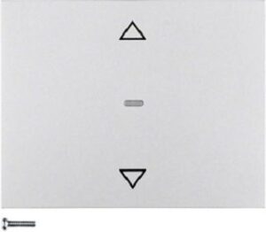 Berker Jalousie-Taste aluminium matt, lackiert 85241177 – Bild 1