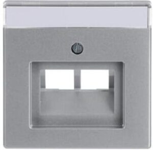 Busch-Jaeger Zentralscheibe 2-fach future linear für UAE-Anschl.dosen 1803-02-83 – Bild 1