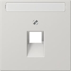 Jung Abdeckung fürIAE/UAE-ADo Cat.5 1x8pol. mit Schriftfe.lichtgrau LS969-1NAUALG – Bild 1