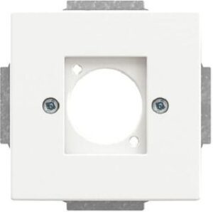 Busch-Jaeger XLR-Zentralscheibe, studioweiß matt future linear, Abdeckungen für Da 2553-884 – Bild 1