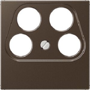 Jung Abdeckung für SAT-TV-Steckdose Ankaro mokka A561-4SAT2MO – Bild 1