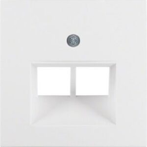 Berker Zentralstück polarweiß UAE/E-DAT/ISDN-Dose 14091909 – Bild 1