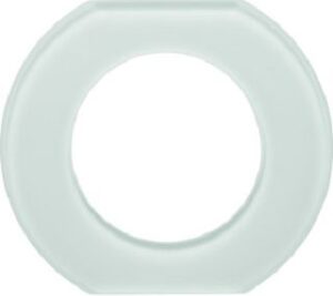 Berker Glas-Mittelrahmen 1-fach Serie Glas polarweiß 109309 – Bild 1