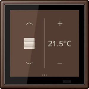 Jung KNX Raumcontroller LS TOUCH Serie LS, terre d'ombre brûlée 31 LC459D1S239 – Bild 1