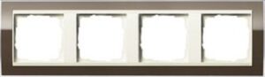 Gira Abdeckrahmen 4-fach Event klar braun Einsatz cw 0214761 – Bild 1