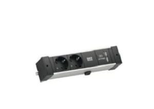 Bachmann DESK RAIL 2xCEE7/3 1xUSB Charger 941.101 – Bild 1