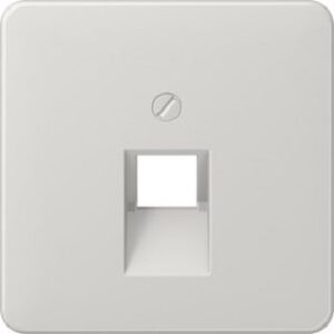Jung Abdeckung fürIAE/UAE-A.-Dose CD500 u. Std. 1x8pol. lichtgrau CD569-1UALG – Bild 1