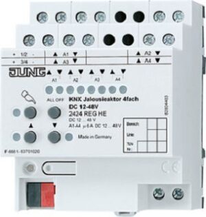 Jung KNX Jalousieaktor 4-fach DC 12-48V 2424REGHE – Bild 1