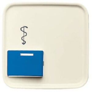 Busch-Jaeger C-Scheibe SI CO99 Ruf Arzt weiss 2548-022AR-212 – Bild 1