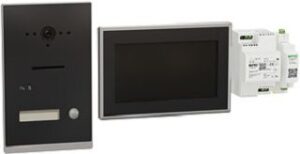 Ritto Listo Video Einfamilienhaus-Set TwinBus IP, Anthrazitgrau, UP RGE2094150 – Bild 1