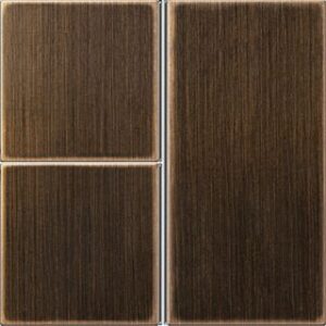 Jung Tastensatz komplett 2-fach Serie LS Messing antik ME2403TSAAT – Bild 1