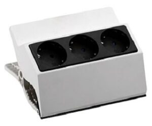 Bachmann Steckdosenleiste 3-fach PEGGY 3m Zuleitung Klemmvorrichtung 500.000 – Bild 1